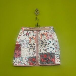 Floral Patchwork Skirt